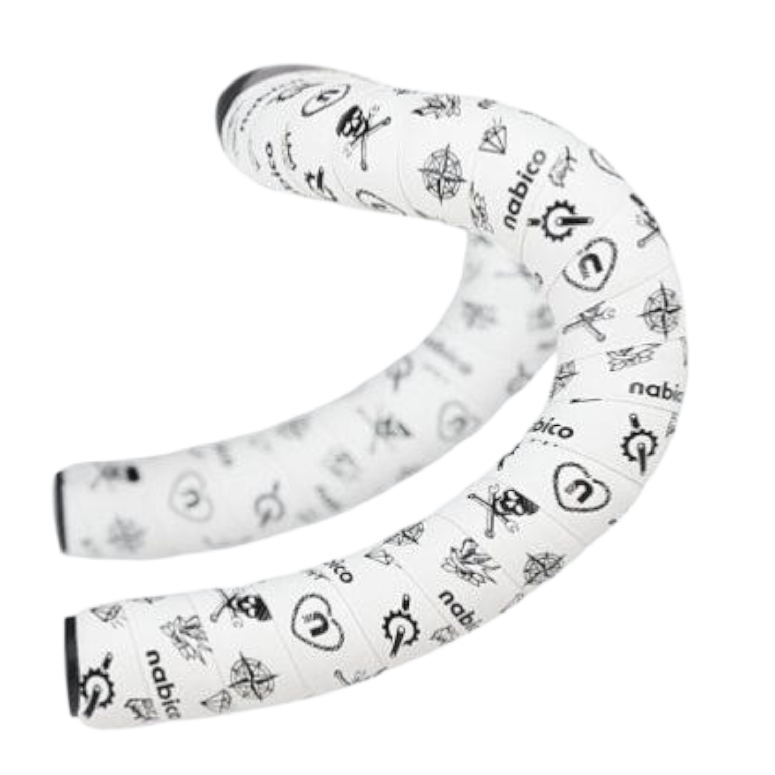 Bicycle handlebar tape Bar Tape 2x2m 30mm wide 3.5mm grip tape with handlebar plugs