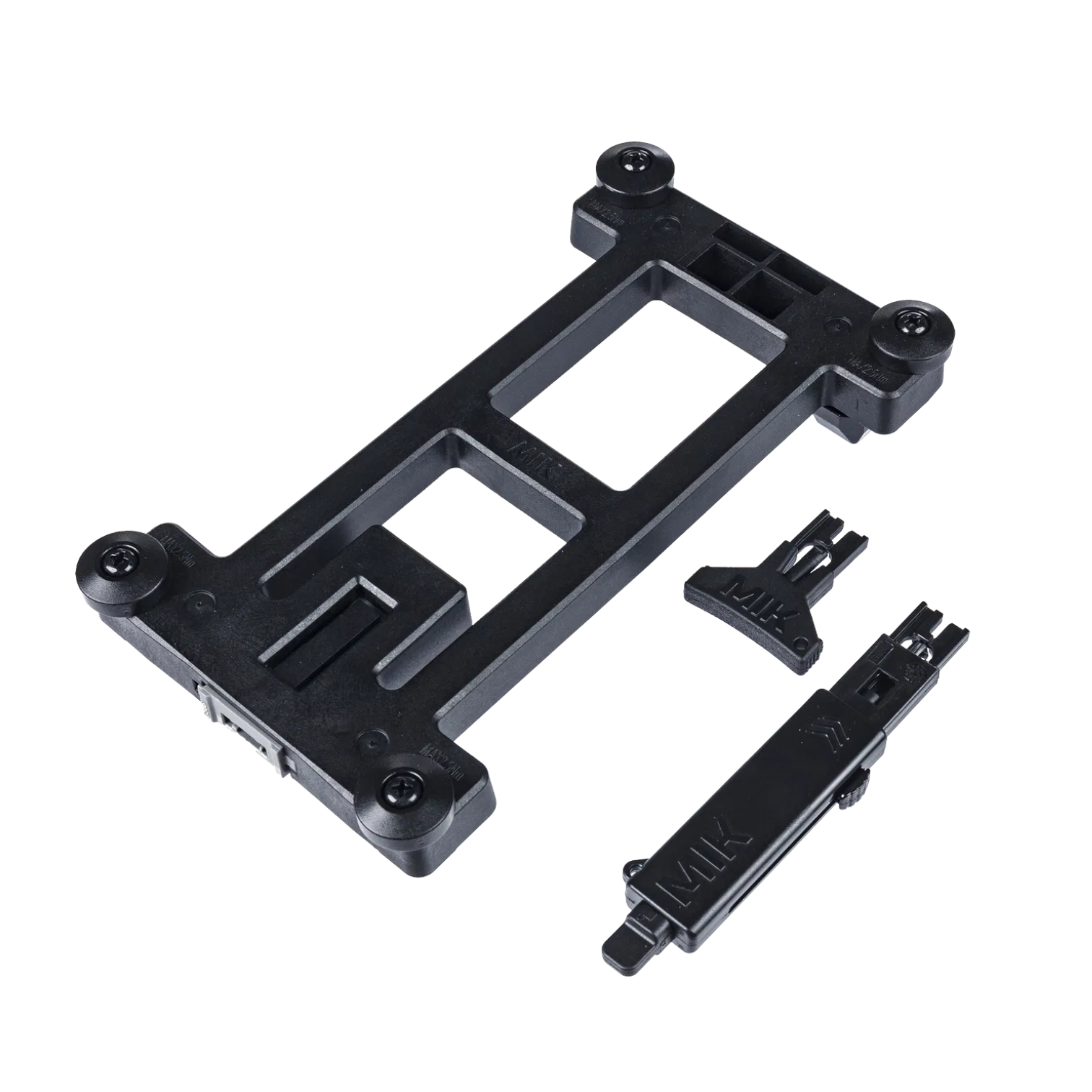 Basil MIK Adapter Plate 2.0 Luggage Carrier Black E-bikes Bicycle Lockable