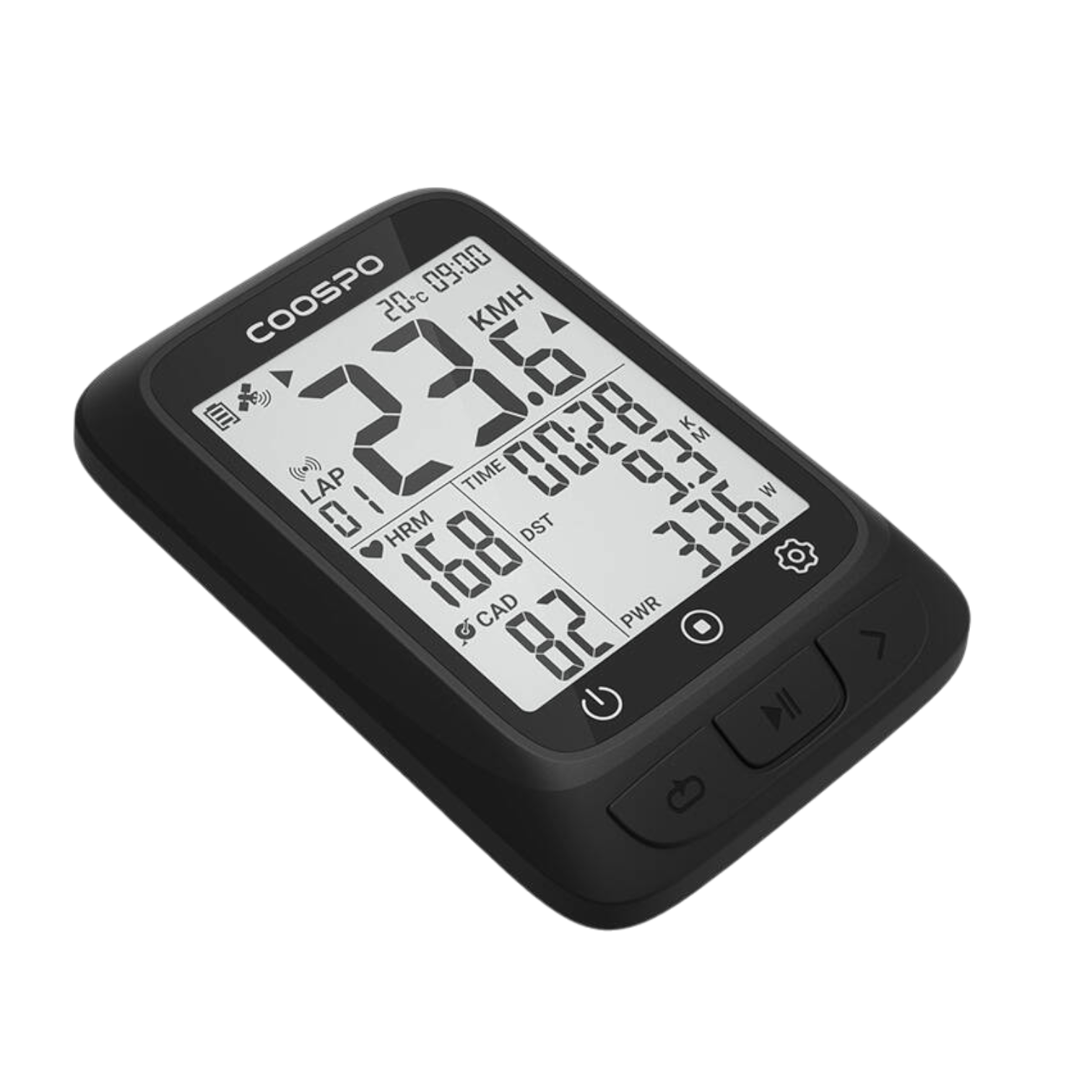 GPS bike computer compatible with Strava 28 h battery kilometre counter Coospo GPS bike computer compatible with Strava 28 h battery kilometre counter Coospo