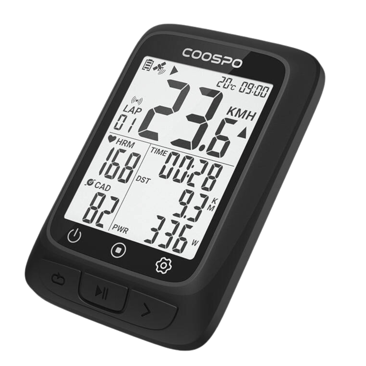 GPS bike computer compatible with Strava 28 h battery kilometre counter Coospo GPS bike computer compatible with Strava 28 h battery kilometre counter Coospo