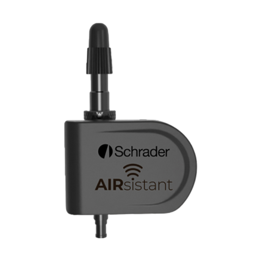 AIRsistant AV für Schrader/Autoventil Set Bluetooth Reifendrucksensor Fahrrad SV