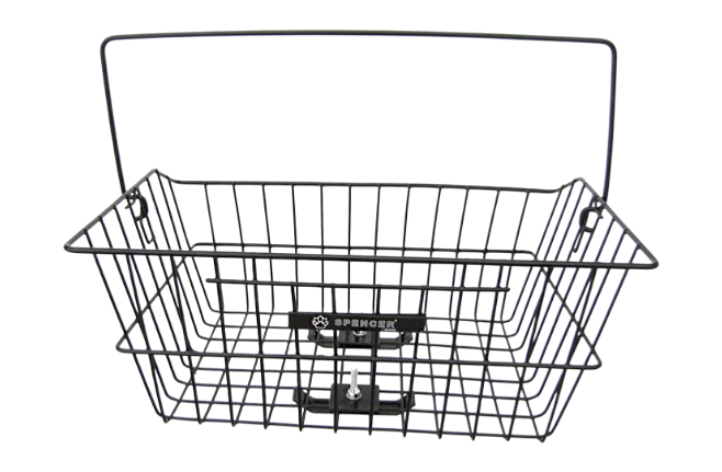 Spencer Fahrradkorb Korb für Gepäckträger ca. 40 x 30 x 17 cm hinten schwarz