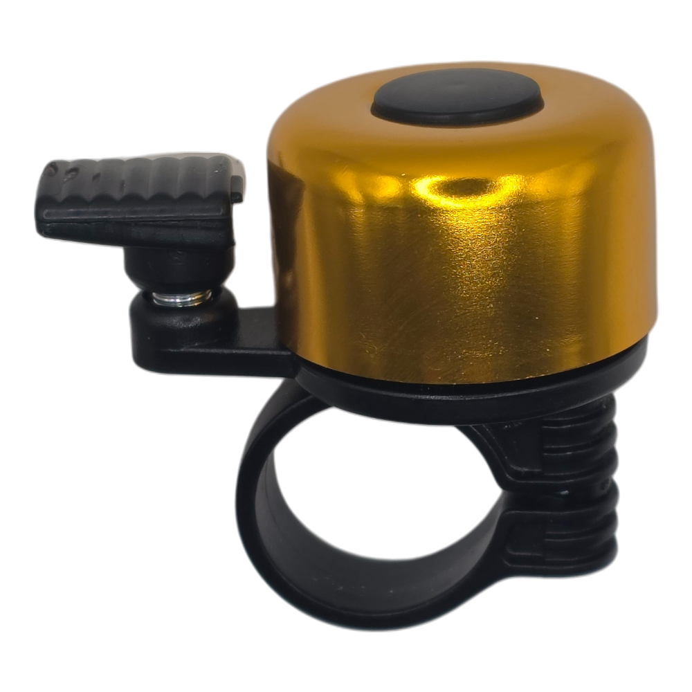 Fahrradklingel Fahrradglocke goldfarben - einfache Montage universell einsetzbar