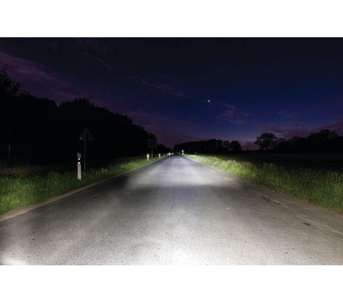 Bicycle front light 80 Lux for e-bike 6-12V battery LED with reflector AXA NXT 80