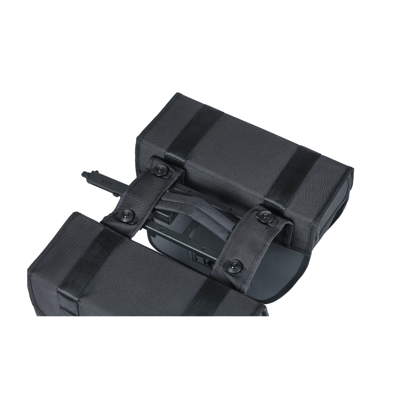 Basil Double Pannier Bike Bag 28L MIK Waterproof IPX3 Polyester Black