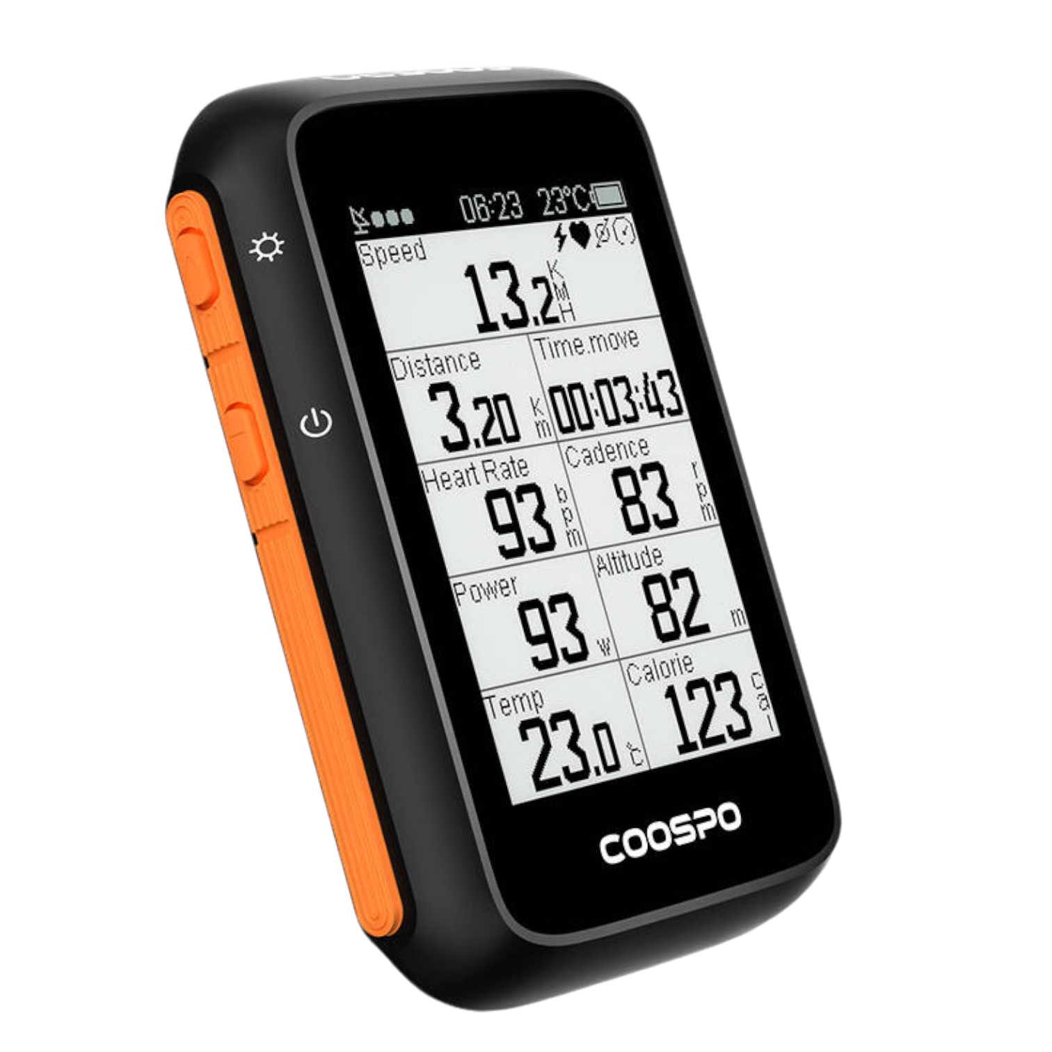 Bike computer wireless GPS compatible with Strava, etc. 36 h battery Coospo
