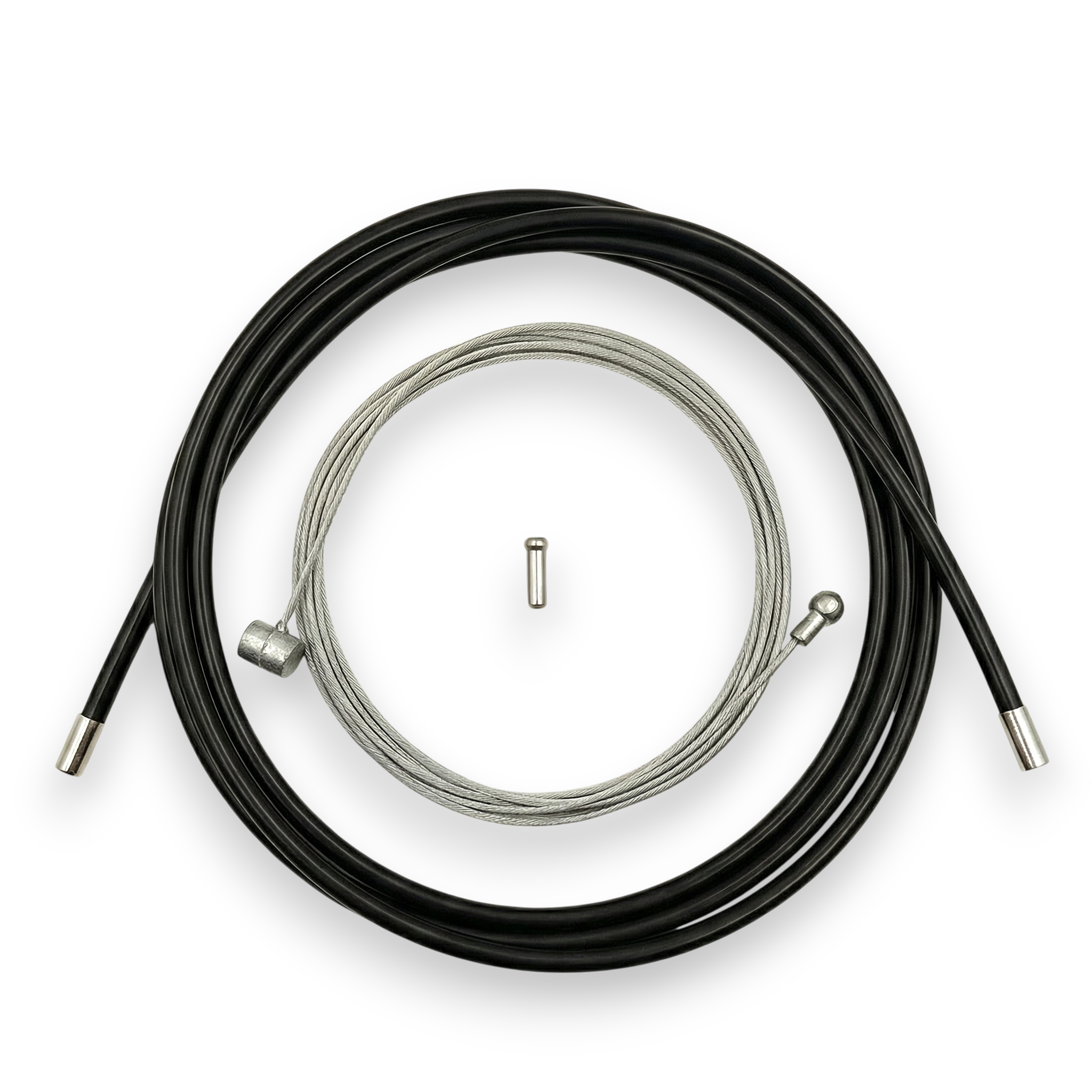 Fahrrad Bowdenzug Bremse 200cm Universal Bremszug + Außenhülle + Endkappen Set