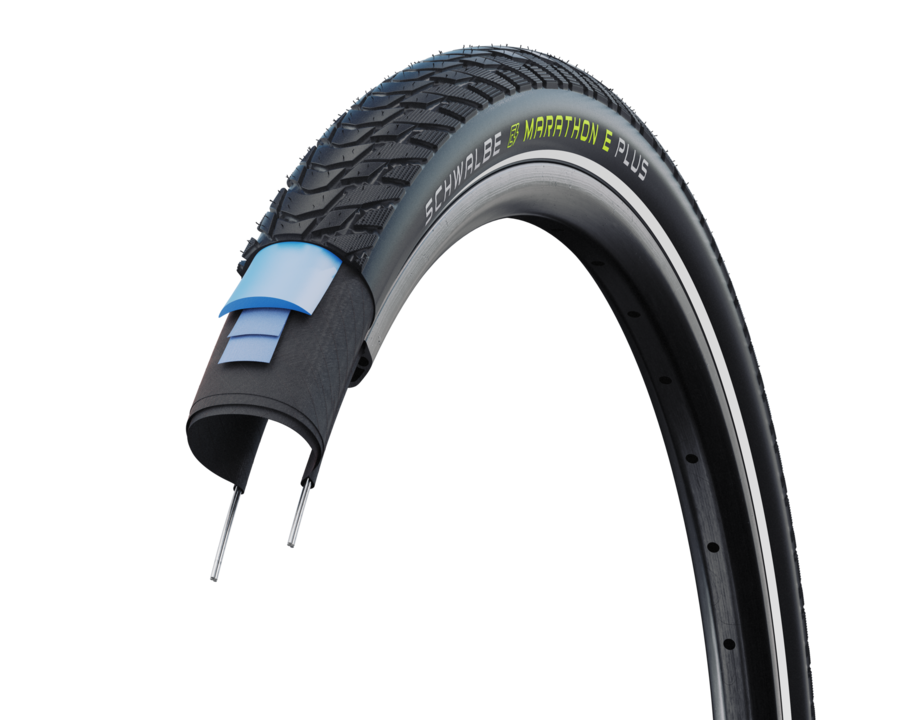 SCHWALBE Reifen 40-622 Marathon E-Plus 28x1.5 700x38C Unplattbar E+ Fahrrad