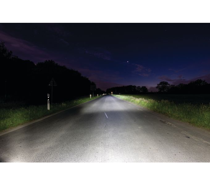 Bicycle dynamo front light 60 Lux LED with reflector Parking light AXA NXT 60