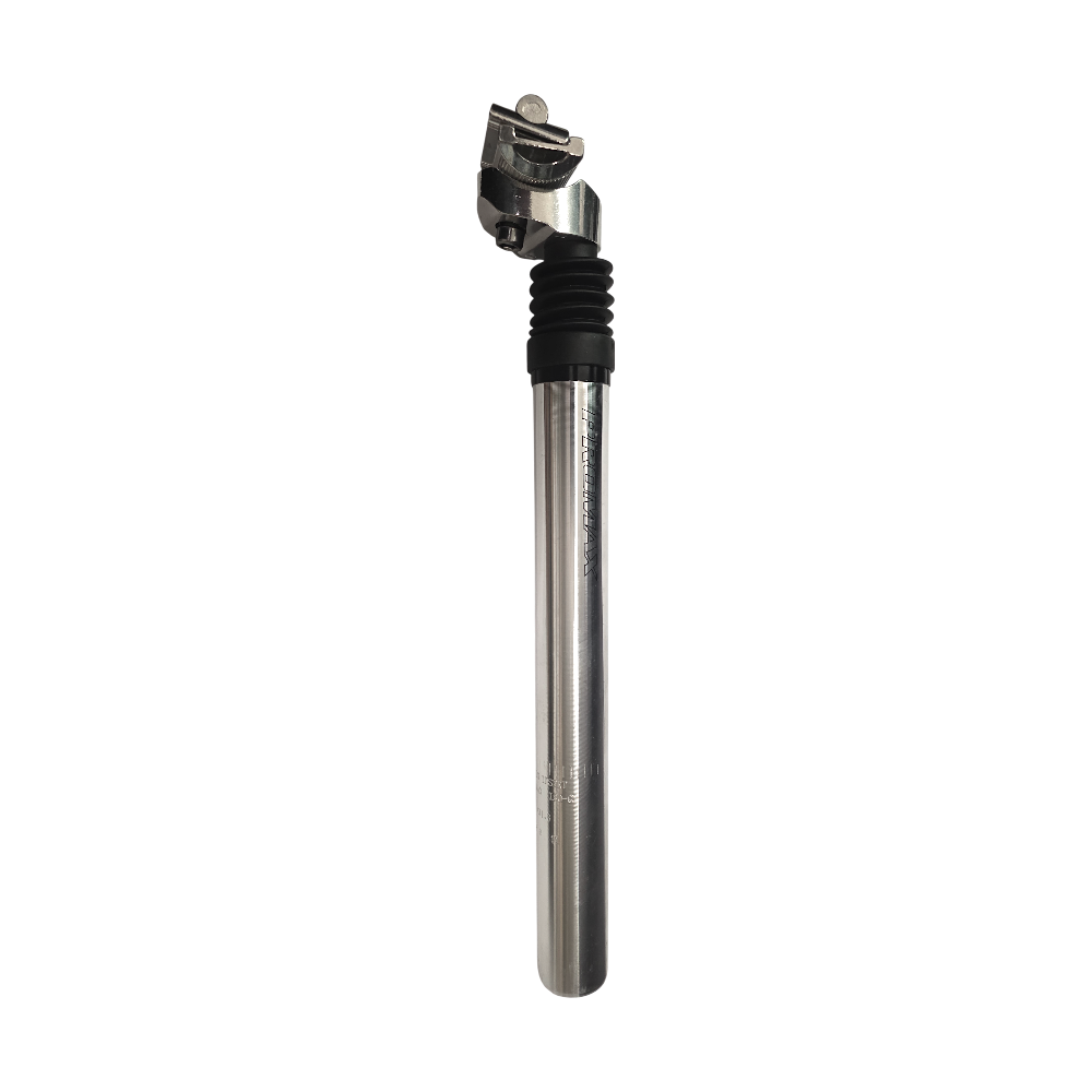 Ø 27,2mm PROMAX gefederte Sattelstütze Aluminium silber 350mm Fahrrad