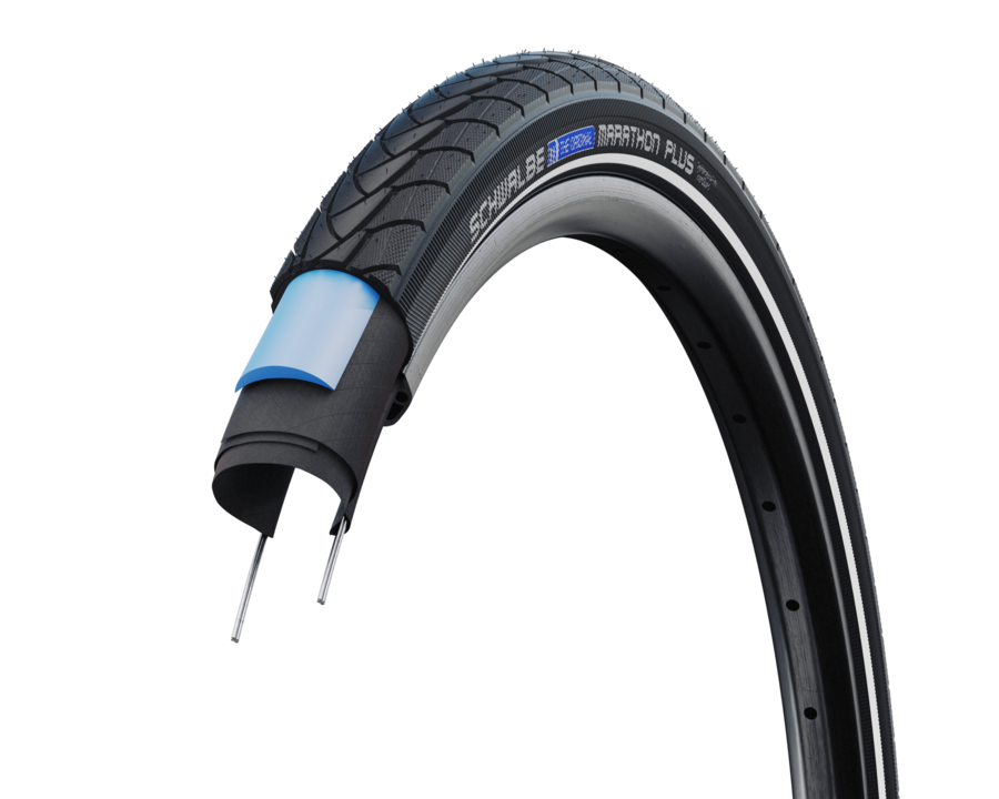SCHWALBE Reifen 40-622 Marathon Plus 28 x 1.5 700x38C Unplattbar Pannenschutz