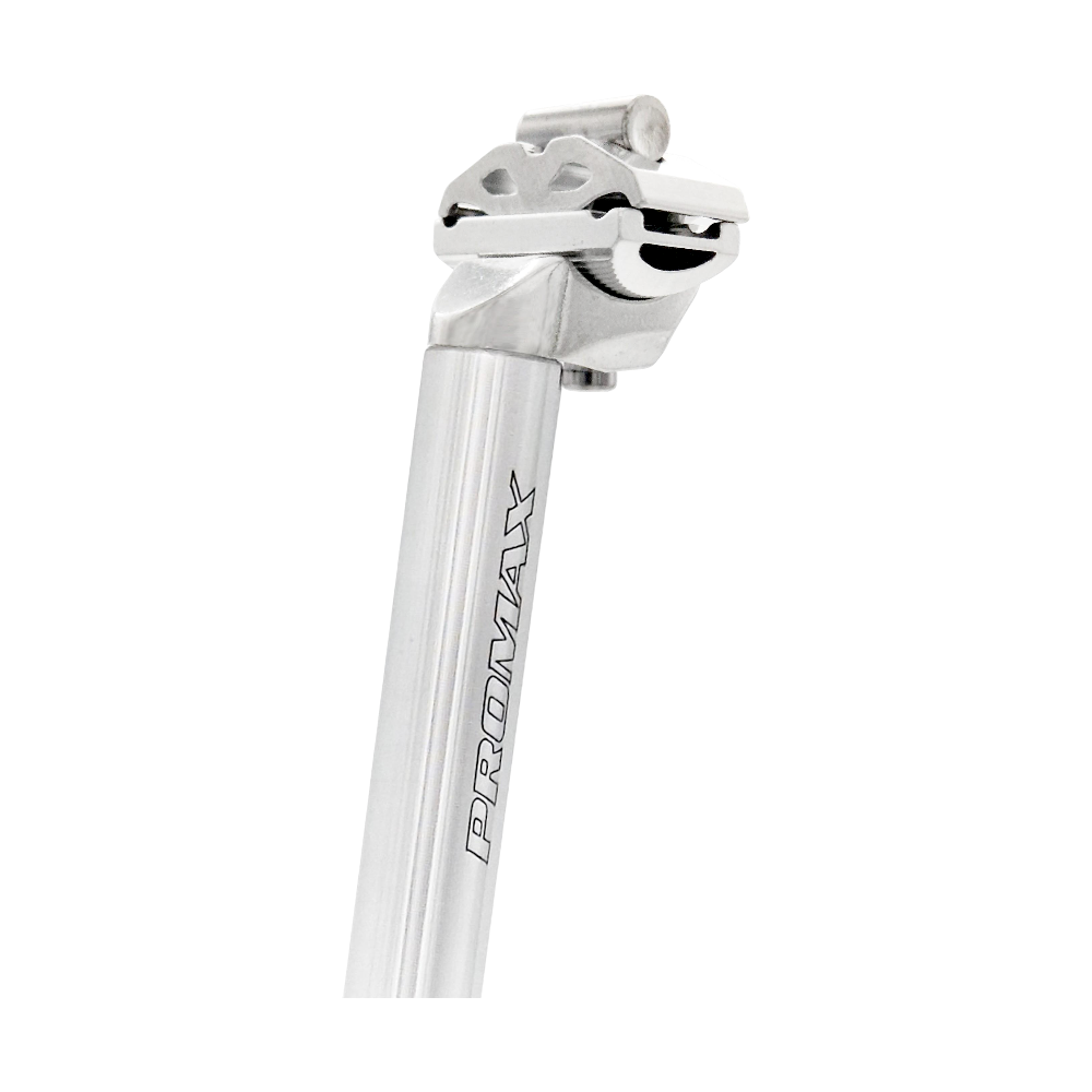 Ø 26,4 mm PROMAX Sattelstütze Aluminium Silber 350mm Fahrrad