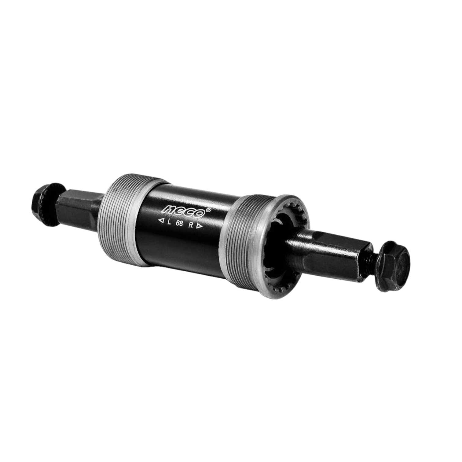 NECO bottom bracket 68mm BSA thread with 113.5mm square JIS bottom bracket steel cup