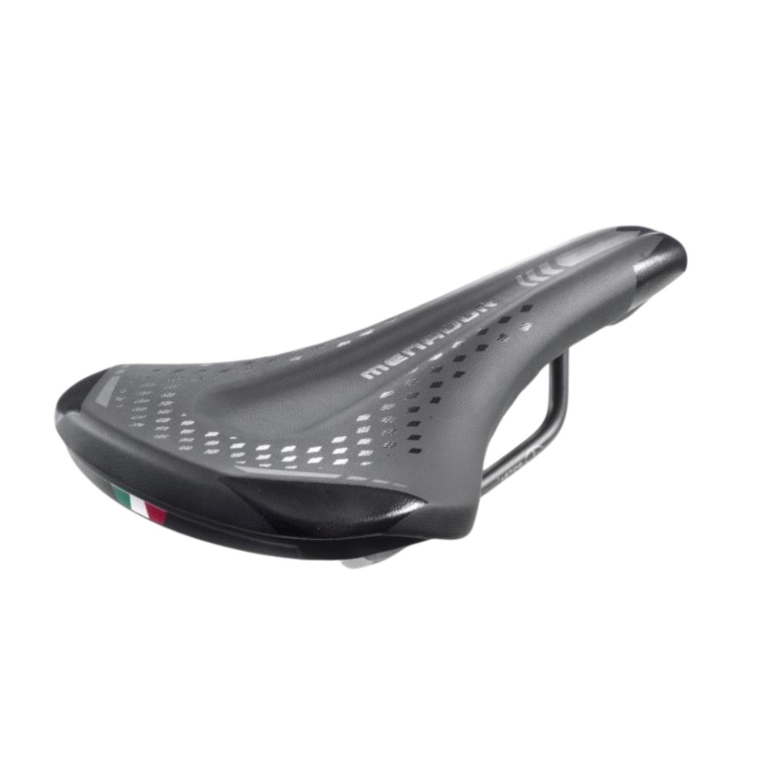 MONTE GRAPPA Menador Sport Sattel Fahrradsattel Schwarz Trekking Sitz 7x7 Stahl