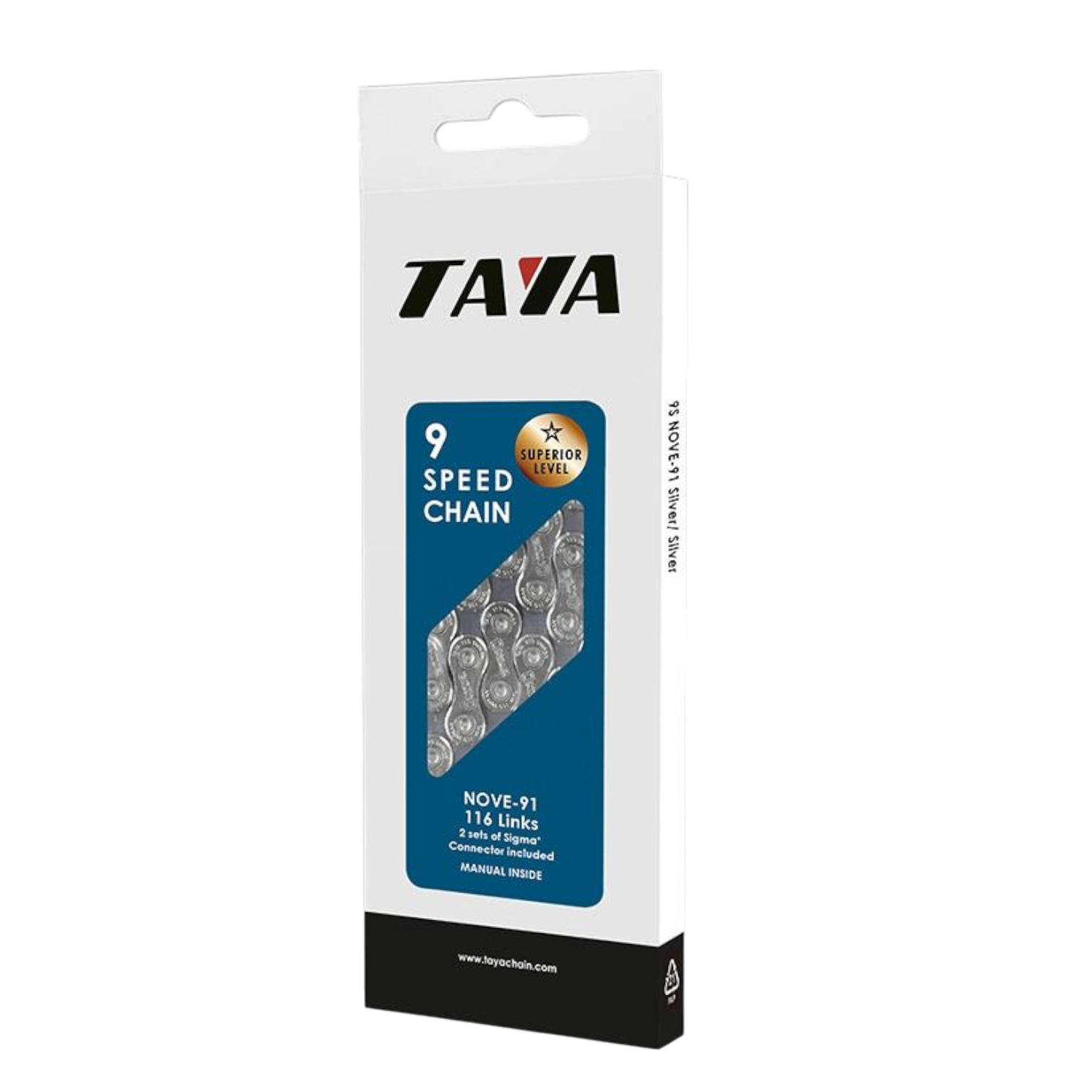 9 speed | Taya bicycle chain 116 links chain lock silver bicycle 9-speed chain 9 speed | Taya bicycle chain 116 links chain lock silver bicycle 9-speed chain