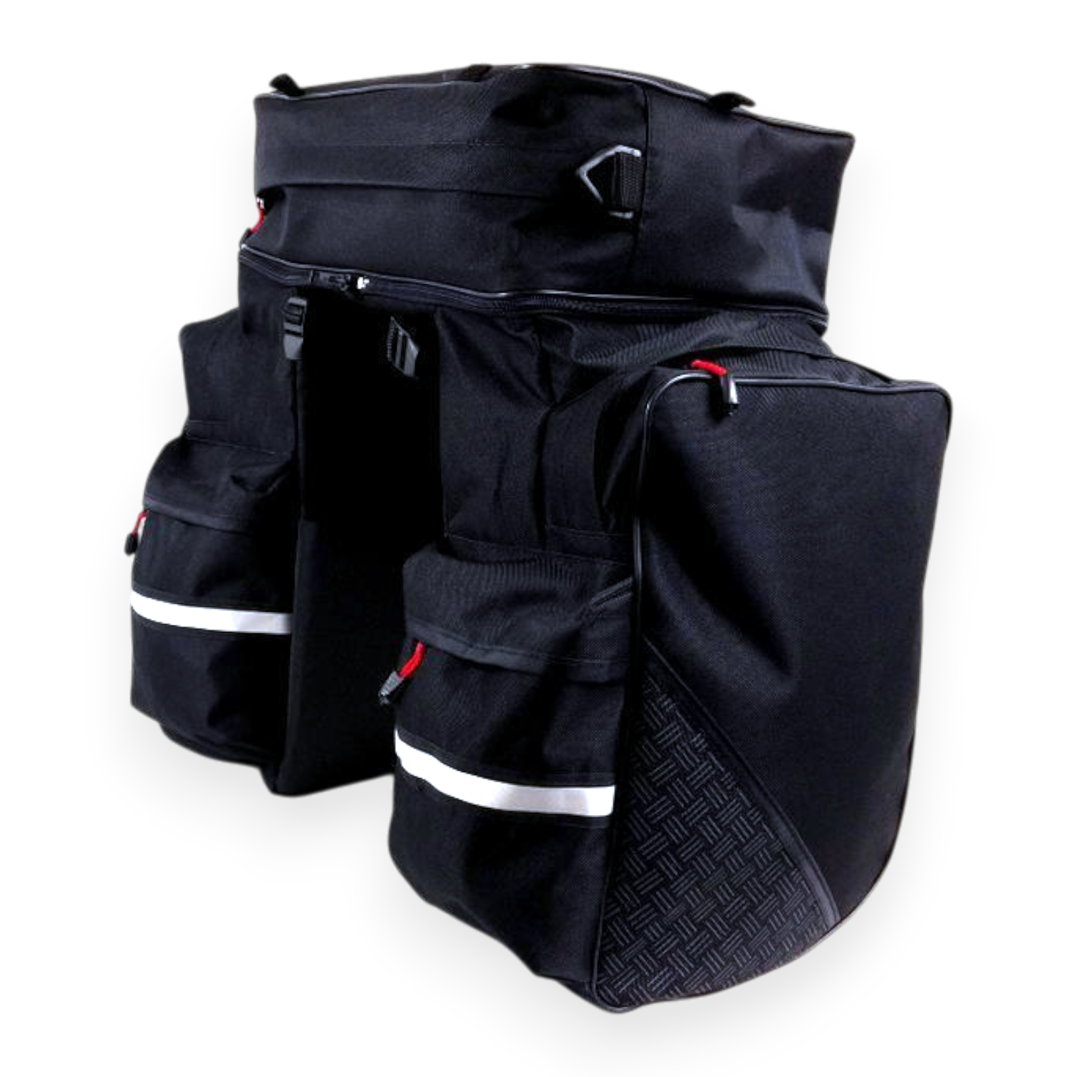 Spencer Dreifachtasche Fahrradtasche schwarz Maxi Grid 49 Liter Tasche