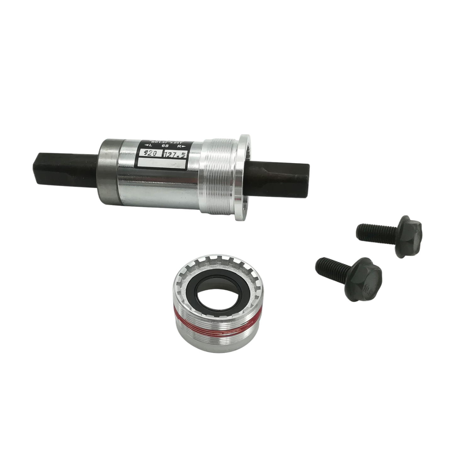 NECO bottom bracket 68mm BSA thread with 127.5mm square JIS bottom bracket aluminium