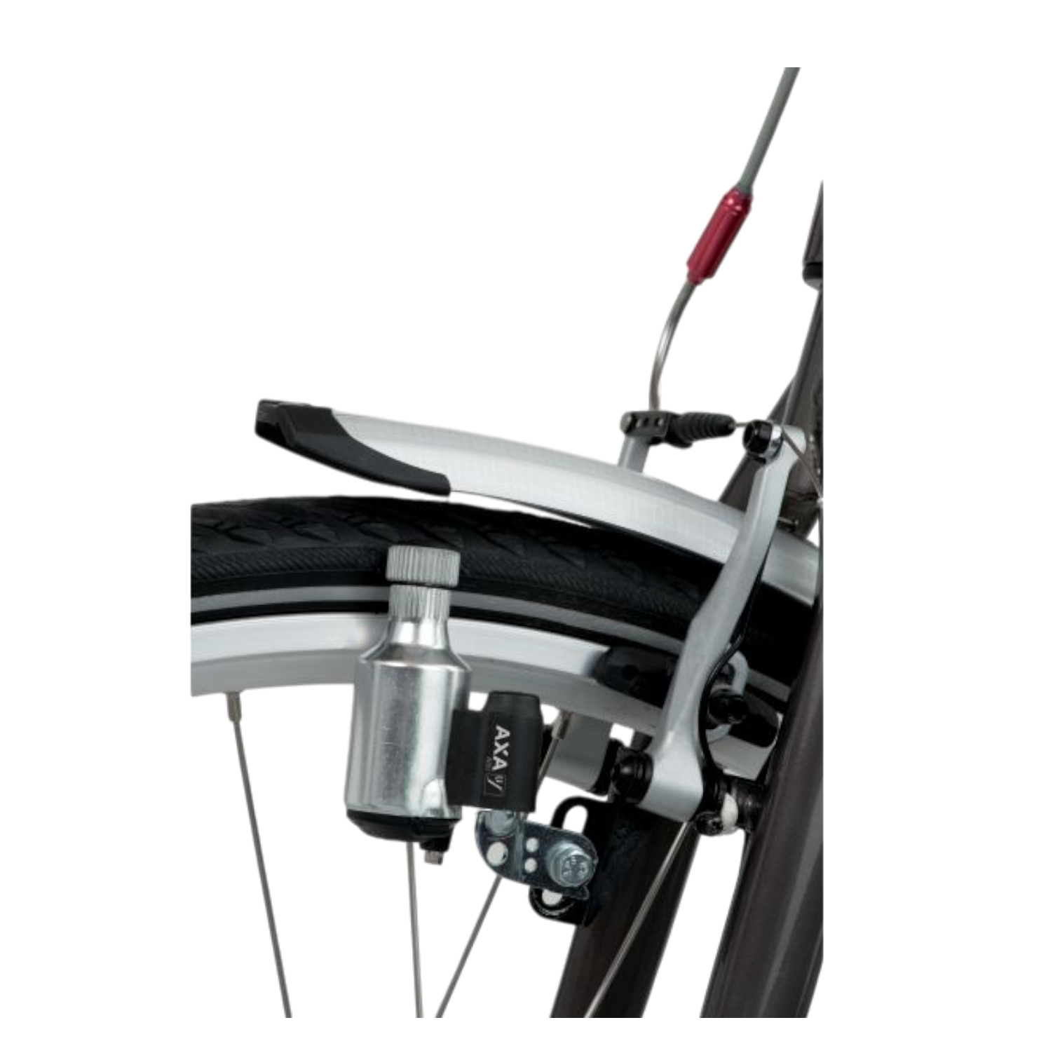 Bicycle dynamo side dynamo left AXA Dynamo 8201 6V / 3W - aluminium housing